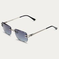 BLACK TINT SILVER SIGNATURE GEM CUT