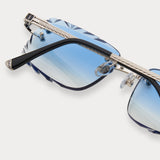 BLUE TINT SILVER SIGNATURE GEM CUT