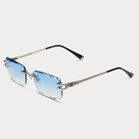 BLUE TINT SILVER SIGNATURE GEM CUT